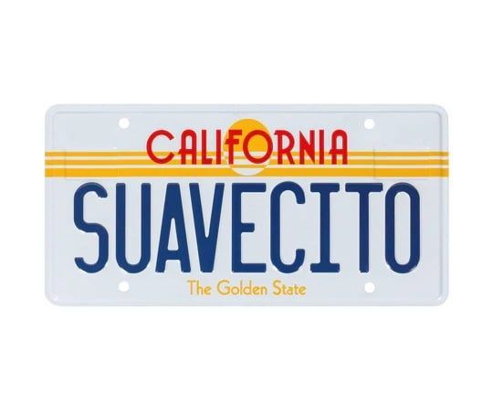 Вивіска Suavecito Golden State License Plate M99072NN фото