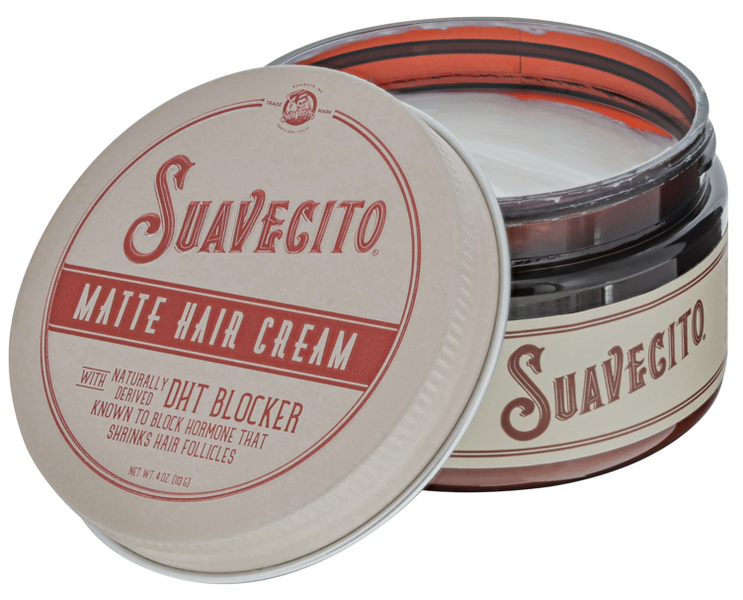 Матовий крем проти випадіння волосся Suavecito Matte Hair Cream with DHT Blocker 113g K-P348 фото