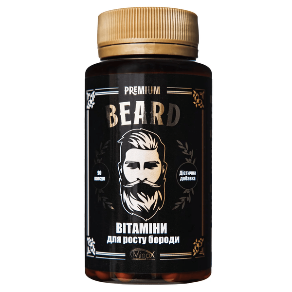 Витамины для роста бороды Minox premium beard 299911 фото