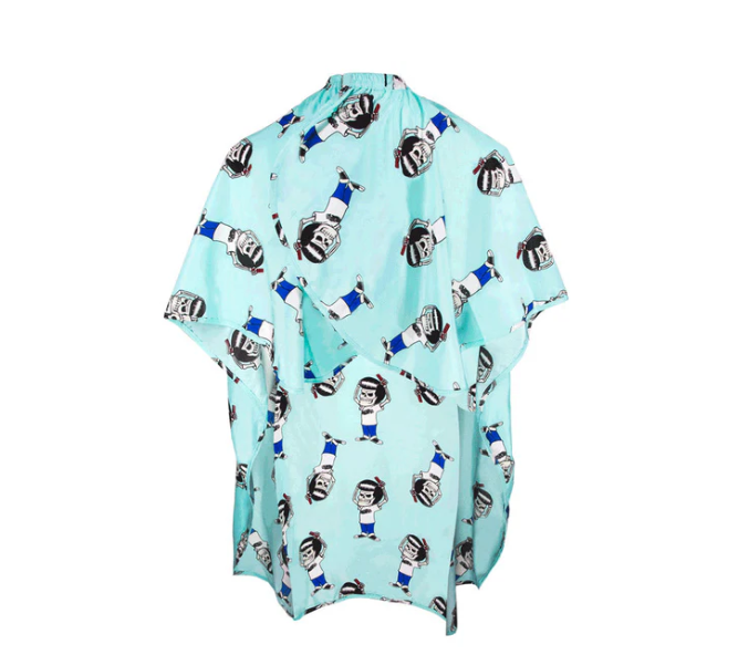 Детский пеньюар Suavecito Mascot Club Kid's Barber Cape Blue B0061NN фото