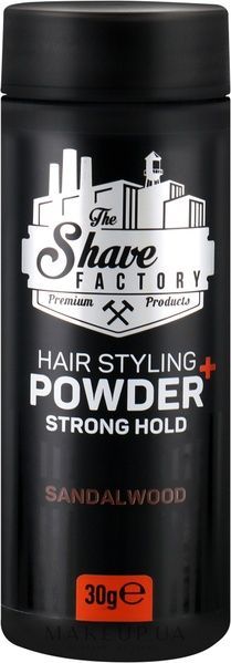 Пудра сильной фиксации The Shave Factory Hair Styling Powder Sandalwood 30 г 707033772538 фото