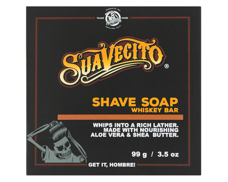 Мыло для бритья "Виски-бар" Suavecito Whiskey Bar Shave Soap 99g K-P494-6 фото