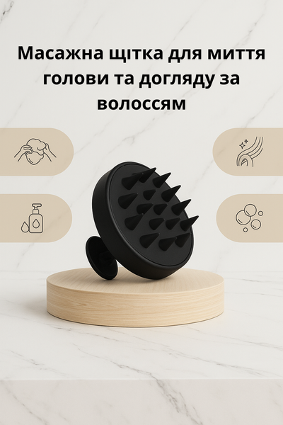 Щітка для масажу голови The Shave Factory Massage Comb 840302411698 фото