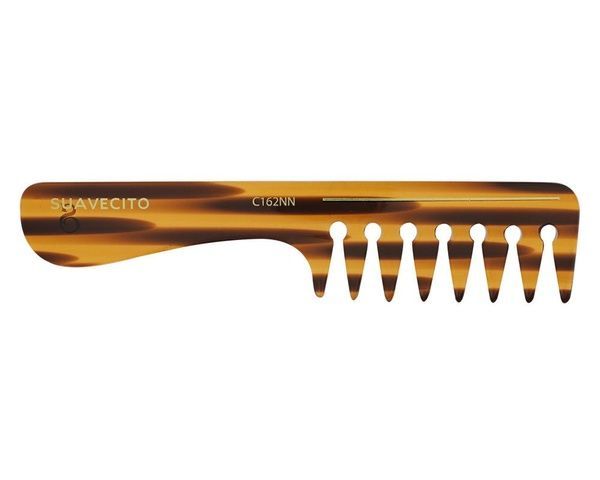 Текстурующая расческа из янтарного ацетата Suavecito Amber acetate texture comb copy_B0017NN фото