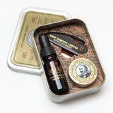 Масло для бороды, воск и расческа для усов Capitan Fawcett Ricki Hall's Booze & Baccy Oil (10ml) and Wax (15ml) Wax) & Moustache Comb) F6675 фото