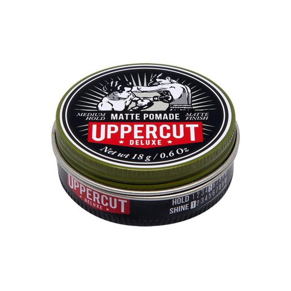 Матовая помада Uppercut Deluxe Matt Pomade Barber Tin 100 г 815049025331 фото