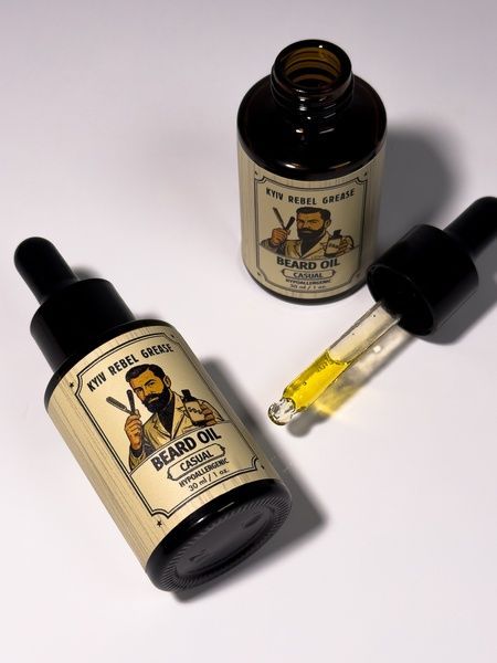 Олія для бороди Kyiv Rebel Grease Casual 30ml 1759402962177 фото