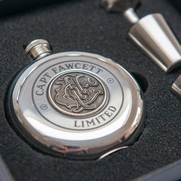 Бутылочка для алкогольных напитков, ограниченная серия Captain Fawcett Limited Edition Hip Flask F8928 фото
