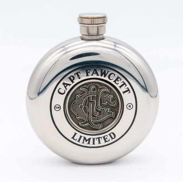 Бутылочка для алкогольных напитков, ограниченная серия Captain Fawcett Limited Edition Hip Flask F8928 фото