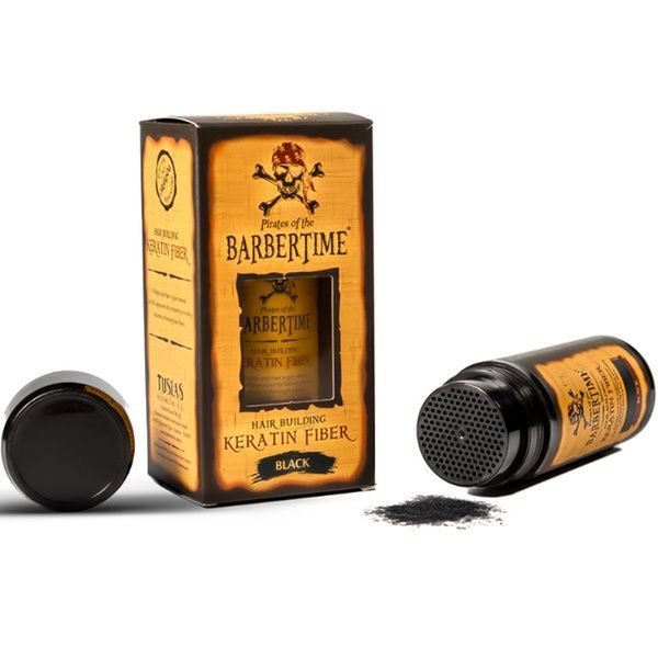 Пудра для волосся Barbertime Hair Building Fiber Black 21 г 8682815651039 фото