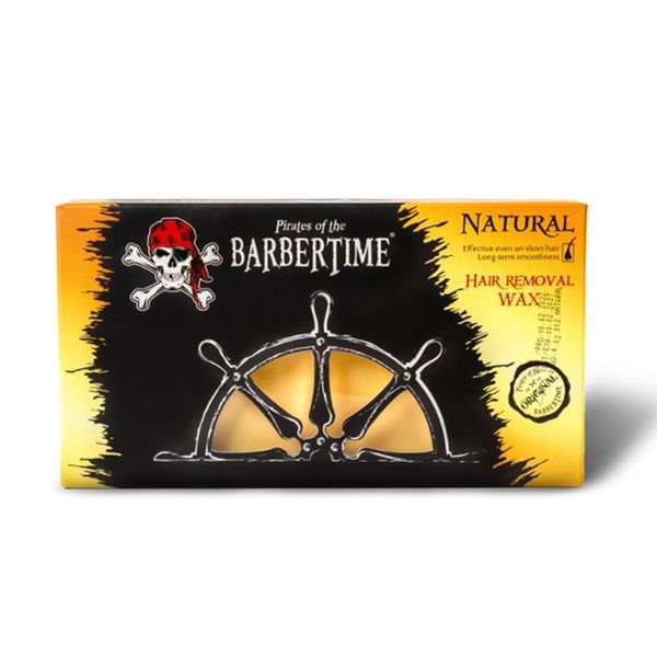 Твердий віск для депіляції Barbertime Hard Wax Beans (Natural) 500g BWN02 фото