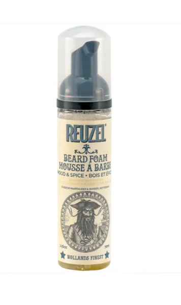 Пінка для бороди Reuzel Beard Foam Wood and Spice 70ml 55510 фото