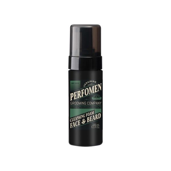Пінка для вмивання обличчя та бороди PerfomeN Cleansing Foam Face & Beard 150ml P1113 фото