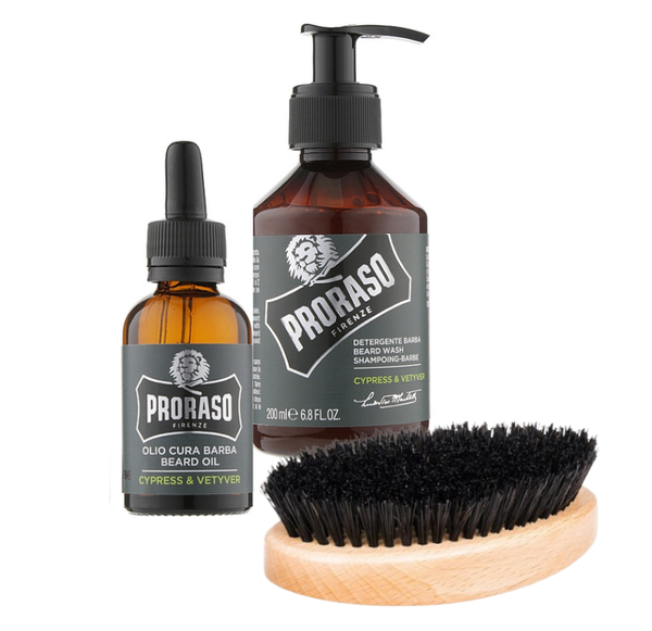 Набір для догляду за бородою Proraso Set Cypress & Vetiver 8654434578 фото