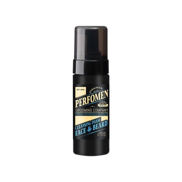 Пінка для вмивання обличчя та бороди PerfomeN Cleansing Foam Face & Beard Inspired by Boys Imperial 150ml P1168 фото