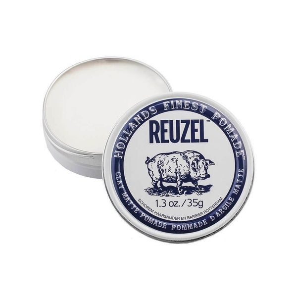 Помада для укладання волосся матова Reuzel clay blue matte, Reuzel, 35 р, REU032 ДИ0239 фото