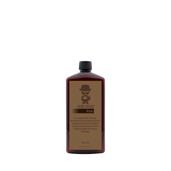 Зволожуючий шампунь та гель для душу 2 в 1 Barber Italiano NETTUNO 400ml BI070777 фото