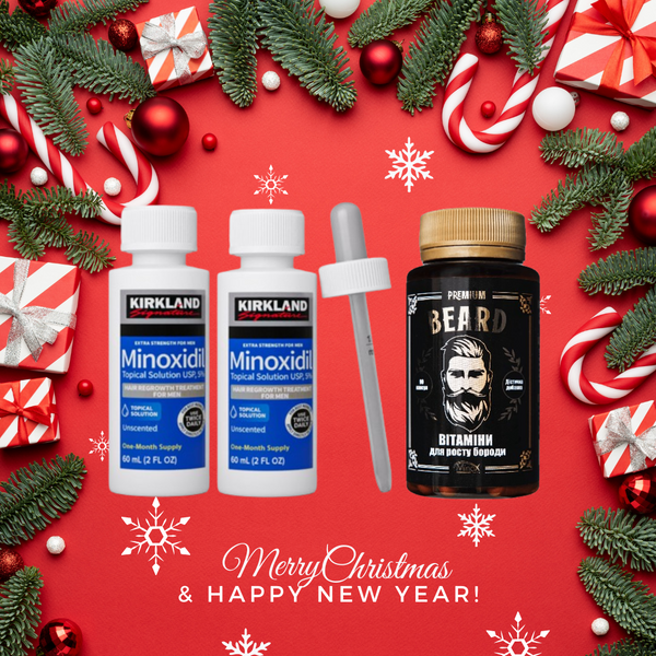 Лосьон minoxidil 5% KIRKLAND(2 флакона) + вітамінний коплекс 656999 фото