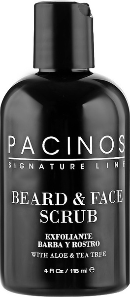 Скраб для бороди і особи Pacinos Beard & Face Scrub 118ml 850989007015 фото