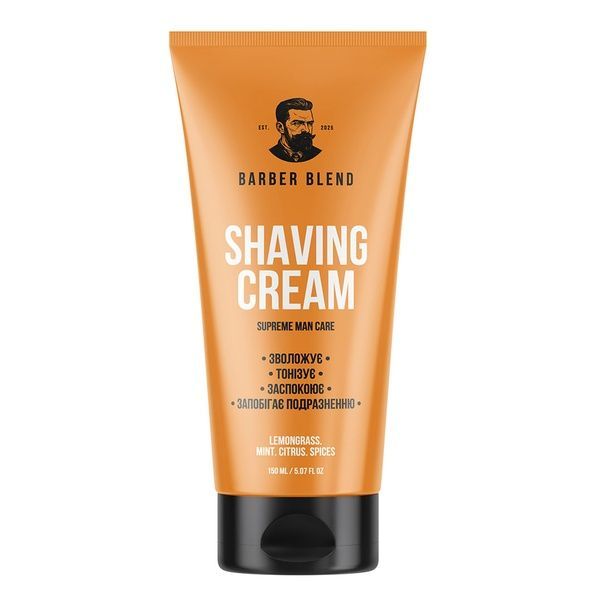Крем для гоління Barber Blend Shaving Cream 150ml 1853 фото