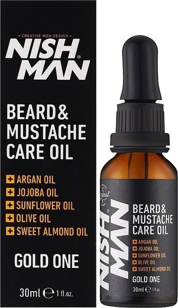 Масло для бороды Nishman Beard & Moustache Oil 30 мл 8682035084563 фото