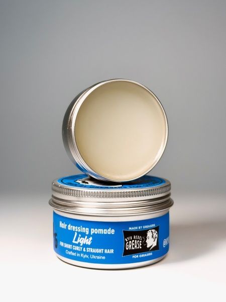 Бріолін для укладки волосся Kyiv Rebel Grease Light 85g 01-0003 фото