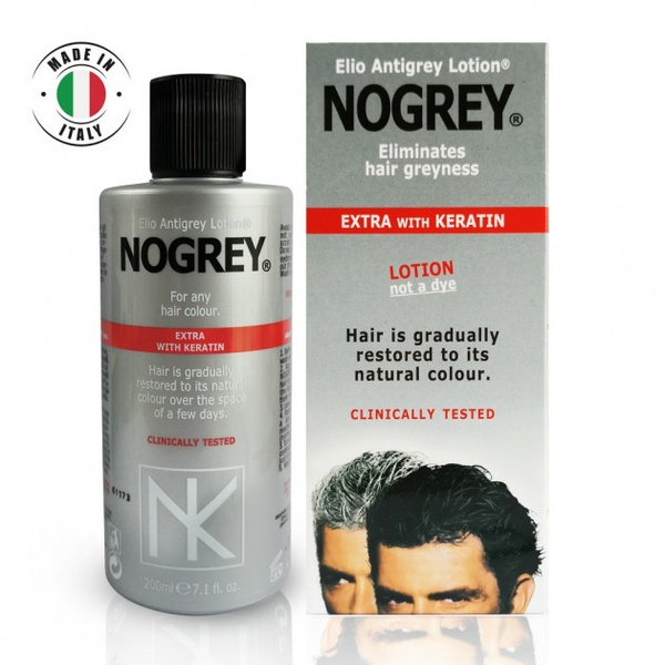 Лосьйон для волосся No Gray Extra Lotion Antigrey Tonic for Man with Keratin 200 ml. ДИ1777 фото