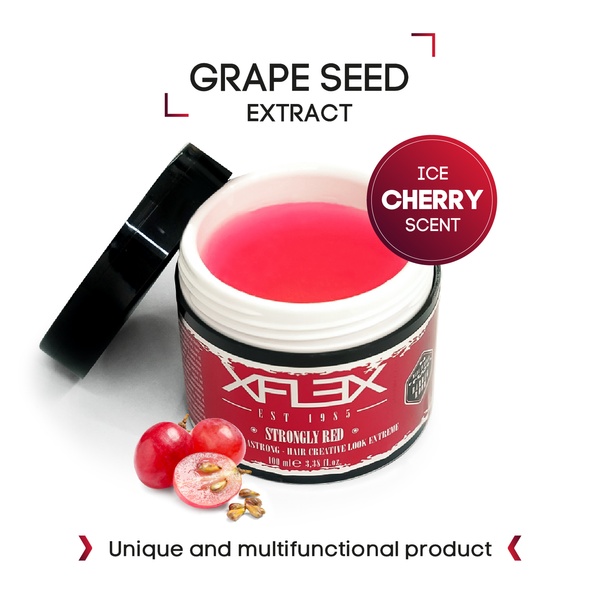 Помада для волосся Xflex Strongly RED Wax 100ml 2257 фото