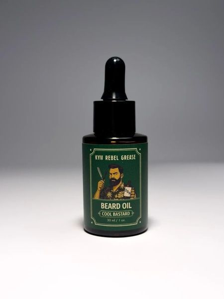 Олія для бороди Kyiv Rebel Grease Cool Bastard 30ml 1759402870634 фото