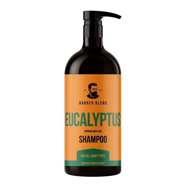 Шампунь для всіх типів волосся Barber Blend Eucalyptus 1000ml 1722 фото