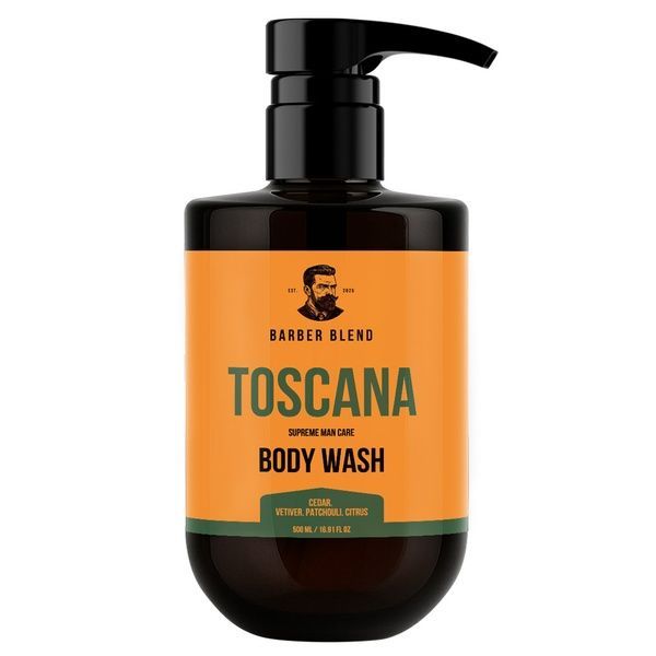Парфумований гель для душу для чоловіків Barber Blend Toscana 500ml 1714 фото
