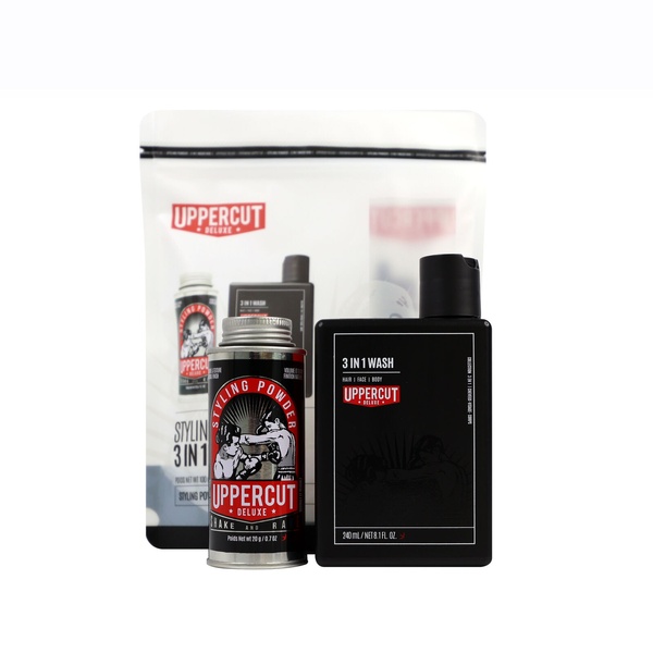 Подарунковий набір Uppercut Styling & 3 in 1 Wash duo Styling Powder 817891025308 фото